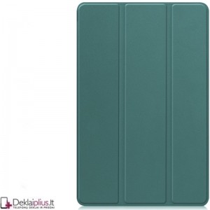 Dirbtinės odos atverčiamas dėklas - žalias (Samsung Galaxy Tab S11 Ultra 14.6 (X930/X936/X920)